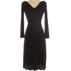 Club Monaco black long sleeve dress